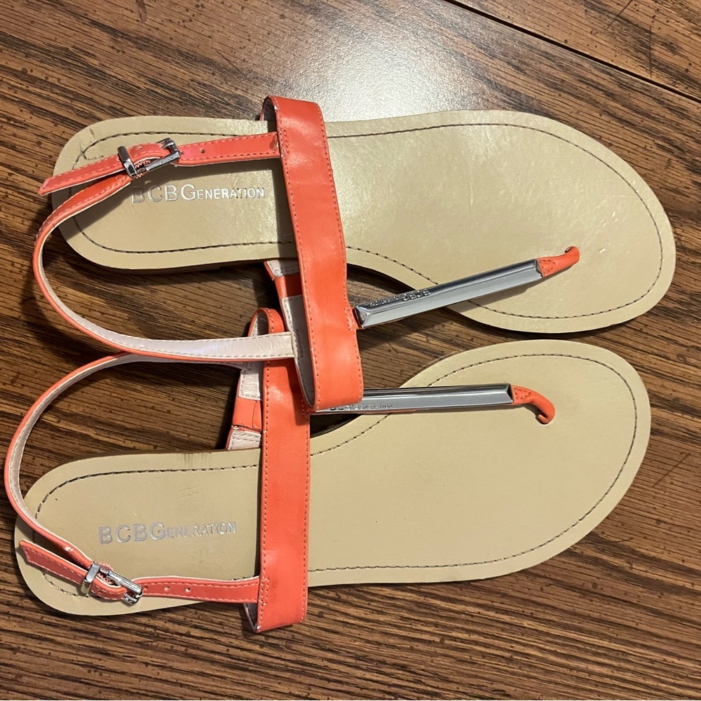 BCBGeneration coral Sandals Minimalist Design